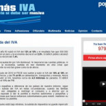 Las redes sociales impiden que el PP borre el rastro de su campaña 'No más IVA'