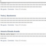 El Facebook del PP se llena de sobres