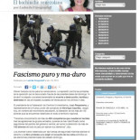 La Corresponsal de ABC en Caracas usa una imagen de los disturbios en Egipto para hablar de Venezuela