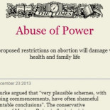 El conservador 'The Times' carga contra la Ley del aborto y acusa al Gobierno de "abuso de poder"