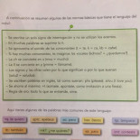 Del libro de castellano de quinto curso de mi hija de diez años