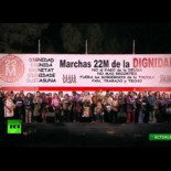 La policia interrumpe con violencia el acto final del 22M