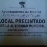 Nos han precintado el local con toda la comida dentro