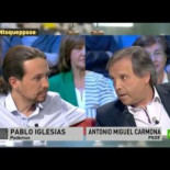 Juego sucio de Antonio Miguel Carmona contra Pablo Iglesias