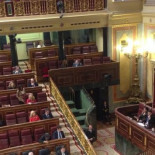 Así estaba el Congreso durante la intervención de Alberto Garzón