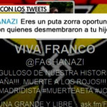 Los insultos y amenazas en Twitter a Pilar Manjón que la Fiscalía desestimó