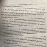 El PP solventa la primera declaración de un partido como imputado negándose a declarar