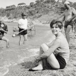 Fotografías de Audrey Hepburn durante el rodaje de "Dos en la carretera"