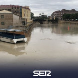 Así es la impresionante subida del río Segura