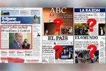 Ni rastro en las portadas de los tejemanejes de Juan Carlos I en Suiza