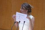 Yolanda Díaz saca los colores al PP por su reforma laboral