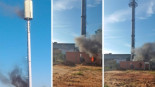 Destrozan en Bolivia torres de tlf. creyendo que el 5G contagia covid y el Gob. aclara que aún no tienen esta tecnología