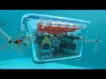 Construyendo un submarino impulsado por Lego con acoplamientos magnéticos (ING)