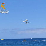 La Guardia Civil intercepta una lancha volando sin licencia por el sur de Tenerife