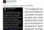 "Débil con los fuertes, fuerte con los débiles": el aplaudido tuit de Quique Peinado contra un fundador de Vox