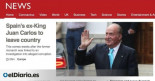 Primeras reacciones de la prensa internacional al "exilio sorpresa" de Juan Carlos de Borbón