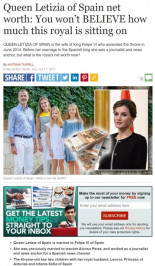 ¿Tiene Letizia cuentas en Suiza? IU lo preguntó en el Congreso, la pregunta fue rechazada