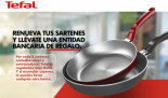 Tefal regalará un banco por cada juego de sartenes