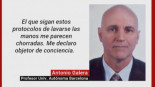 Los mensajes del profesor negacionista a sus alumnos: "Si no seguís mi ideología, no os quiero en mi clase"