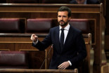 Casado da su “no” a Abascal como candidato y lanza un duro ataque a Vox: “hasta aquí hemos llegado”