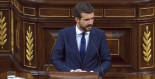 Pablo Casado confirma su «no» a Vox y su adhesión al socialcomunismo bolivariano del Gobierno
