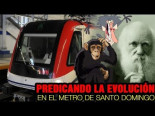 Ateo predica en el metro la teoría de la evolución