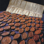 Carta del Parlamento inglés al Papa solicitando la anulación matrimonial de Enrique VIII y Catalina de Aragón