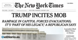 La prensa estadounidense reacciona al asalto al Capitolio: "Trump debe ser destituido"