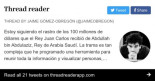 El rastro de los 100 millones de dólares que el Rey Juan Carlos recibió de Abdullah bin Abdulaziz, Rey de Arabia Saudí.