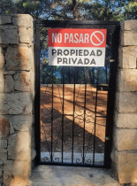 Denuncian la privatización de la Cala del Francés de Xàbia