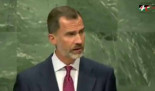 Felipe VI apoyando la autodeterminación del Sahara en una asamblea de la ONU