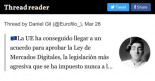 La UE ha conseguido llegar a un acuerdo para aprobar la Ley de Mercados Digitales, la legislación más agresiva que se ha impuesto nunca a las grandes tecnológicas
