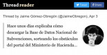 Hace unos días explicaba cómo descargar la Base de Datos Nacional de Subvenciones, sorteando los obstáculos del portal del Ministerio de Hacienda que dificultan el acceso a los datos