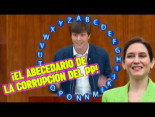 El abecedario de la corrupción del PP llega a la Asamblea de Madrid de la mano de Eduardo Rubiño