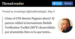 Cómo el CNI detecta Pegasus ahora? Al parecer utilizó la herramienta Mobile Verification Toolkit (MVT) desarrollado por Amnistia. Esto es lo que testea [hilo]