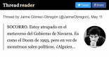Estoy atrapado en el metaverso del Gobierno de Navarra. Es como el Doom de 1993, pero en vez de monstruos salen políticos