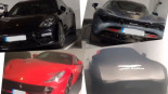 La imagen del 'pelotazo': Los coches de lujo del comisionista Luceño aparcados en un garaje de Pozuelo de Alarcón