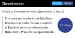 Muy poca gente sabe lo que hizo Gran Bretaña en la India. Vamos a contarlo