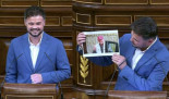 «Si lo ven avisen a la policía». Rufián llama al rey «delincuente multirreincidente» desde El Congreso