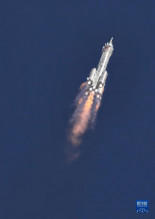 Lanzamiento de la Shenzhou 14, la tripulación que debe finalizar la construcción de la estación espacial china