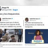 Ayuso vuelve a llamar "chequevotos" a los trenes de Cercanías gratis y los tuiteros le recuerdan los suyos