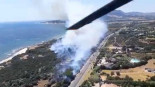 Declarado un incendio a lo largo de la playa de Tarifa