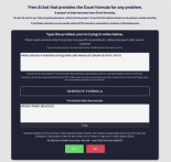 Un generador de fórmulas de hojas de cálculo «explicándolas» en lenguaje natural que utiliza la inteligencia artificial de GPT-3