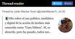 Hilo sobre el uso político, mediático y digital de la acción de lawfare más conocida como "Caso Niñera"