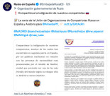 Madrid, carta al alcalde desde la embajada de Rusia en España: «¿Quién le ha dado el derecho a despreciar nuestra comunidad por su nacionalidad?»