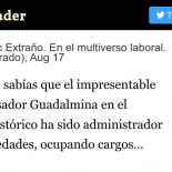 «Por cierto, sabías que el impresentable este del Asador Guadalmina en el registro histórico ha sido administrador de 15 sociedades