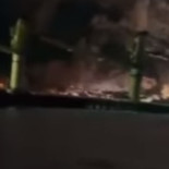 Dos barcos chocan en la bahía de Algeciras y uno se puede hundir