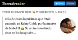 Hilo de cosas loquísimas que están pasando en Reino Unido por la muerte de Isabel II