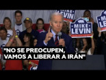 Biden promete "liberar" a Irán