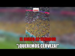 El cántico de los aficionados de Ecuador: "¡Queremos cerveza!"